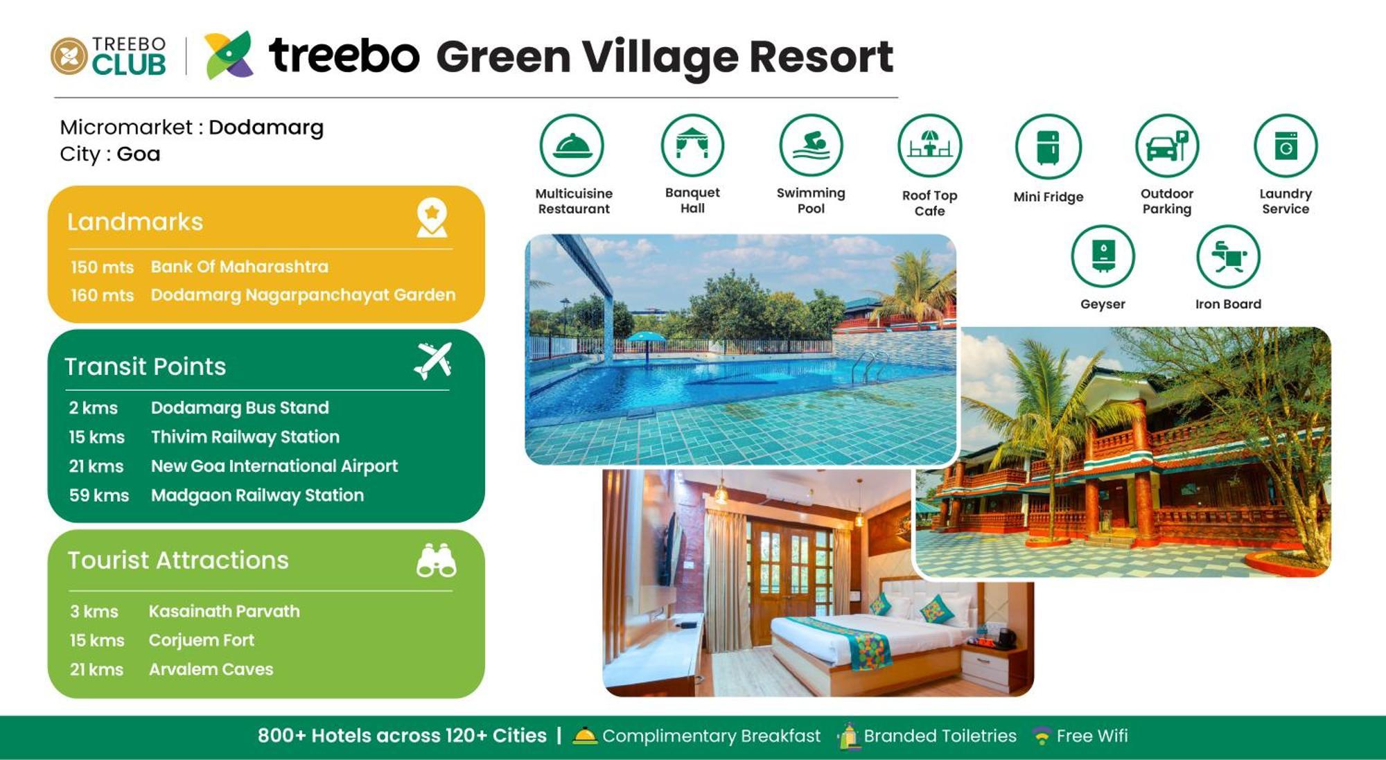 Treebo Green Village Resort - Goa Maneri  Exteriér fotografie